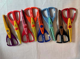 Craft Paper Shapers Scissors Scrapbooking Decorative Page Edging set of 8 - £7.86 GBP
