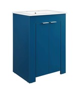 Modern Bathroom Vanity-White Sink Basin-Green, Gray, Blue or White Cabin... - $305.29 CAD