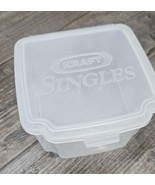 Kraft American Cheese Singles Plastic Hinged Storage Container/ Box - Re... - €21,19 EUR