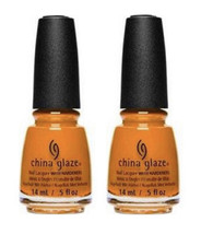 2 PACK China Glaze Nail Polish, Takes Two to Mango 1722 - $11.87