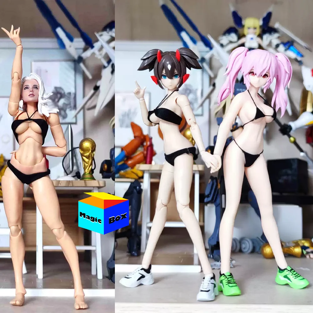 1/12 Female Soldier Anime Girl Sling Hanging Neck Swimsuit Bikini Underwear - £23.58 GBP+