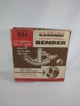 VTG Gardner Conduit Bender #931, For Bending 3/4&quot; Thinwall or 1/2&quot; Rigid - $24.99