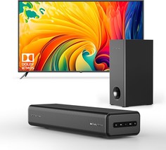 2.1CH Dolby Atmos Soundbar 100W Sound Bars for Smart TV Subwoofer Includ... - $235.79