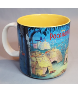 Pocahontas Coffee Mug Disney Colors of the Wind Capt John Smith Meeko 1990s - £10.87 GBP