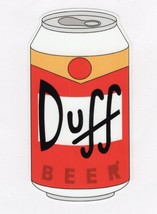 Simpsons Duff Beer Bumper Sticker Window Laptop Decal Multiple Sizes - £2.34 GBP+
