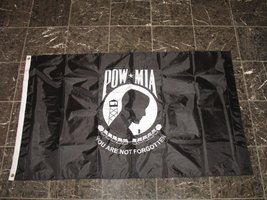 AES 3x5 Embroidered PowMIA Pow Mia Nylon Double Sided Solarmax Flag - £27.88 GBP