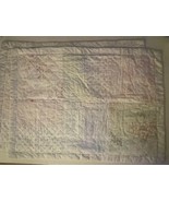 2 Vintage Victorian Patchwork Standard Pillow Shams Quilted Cottage Core - €25,25 EUR