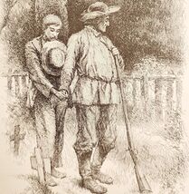 1888 St Pierre And Bonaventure Wood Engraving Print Victorian Ephemera D... - $10.75