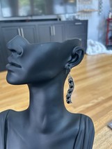 Sterling Silver Black Onix Drop Earrings - $650.41 MXN