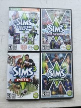 Pc: The Sims 3 Expansion Packs Bundle Lot Of 4 Expansions *Free Shipping* - £15.20 GBP