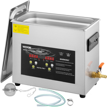 VEVOR Ultrasonic Cleaner with Heater &amp; Timer, 6L, 400W Heater, 180W Ultr... - $94.99