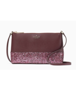 Kate Spade Flash Glitter Crossbody ~NWT~ Cherrywood - $64.35