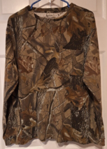 Outfitters Ridge Camo Shirt Adult Pocket T Realtree Hardwoods Camo LS Size L - £16.28 GBP