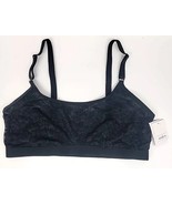 Auden Size Large Black Lace Lightly Lined Scoop Neck Pullover Bralette W... - $179.32 MXN