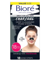 Biore Charcoal Deep Cleansing Pore Strips 18.0EA - £29.89 GBP