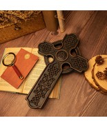 Celtic Cross Wood carving 12&quot; - $66.98 CAD+