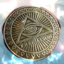 Free With $122 Haunted Coin The Freemasons Illluminate Infinite Secrets Magick - £0.00 GBP