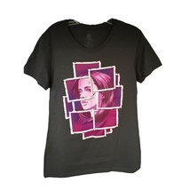 TeeFury Womens Juniors Dark Gray Novelty Graphic T-Shirt 2XL Cotton Stretch New - £7.81 GBP