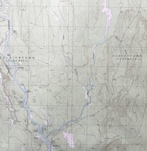 Map Stacyville Maine 1989 Topographic Geological Survey 1:24000 27 x 22&quot; TOPO8 - £35.54 GBP