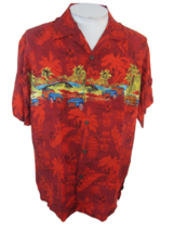 Pineapple Connection vintage Men Hawaiian ALOHA shirt p2p 24.5 M camp luau - £21.70 GBP