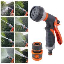 Garden Foam Water Gun 8 Modes High-Pressure Car Wash Sprinkler Adjustable Irriga - £1.59 GBP+
