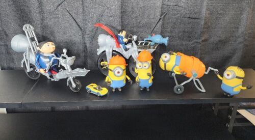 Primary image for Minions The Rise of Gru Pedal Power Gru Figure & Imaginext Bike LOT With EXTRAS