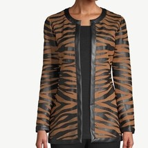 Travelers Collection Striped Mesh Jacket Size-4/6 - £23.70 GBP