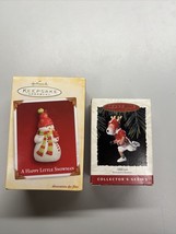 Hallmark Keepsake Ornaments &quot;A Happy Little Snowman&quot; and “Reindeer Champs” - £8.09 GBP