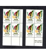 *US Scott #1385 Hope for the Crippled 1969 - 6c MNH 2 Blocks of 4 - $6.63 CAD