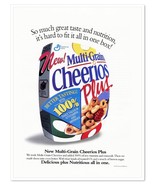 Multi-Grain Cheerios Plus General Mills Vintage 1997 Full-Page Print Mag... - $7.76