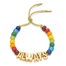 New Colorful Stone Bohemian Rainbow Beads Bracelets For Women Jewelry Braided Ha - £11.19 GBP