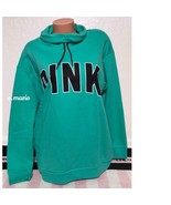 Victoria&#39;s Secret Pink Aqua Sea Campus Cowl Neck Pullover Sweater - Medium - $59.99