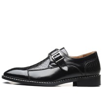 Top Quality Men&#39;s Welted Single Monk Strap Dress Shoes Handmade Imported Leather - £58.85 GBP