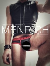 Andrew Christian Fukr Gigolo Butt Thong. BLACK/RED. Medium. New. Rare. Gay Int. - £39.50 GBP