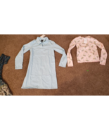 Nwt Lotto Da 2 FOREVER 21 Azzurro Manica Lunga Uniforme Abito &amp; Unicorn Top - $23.71