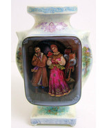 Fedoskino One of a Kind Hand Painted &quot;Scarlet Flower&quot; by Nickolay Zotov - $3,633.27 CAD