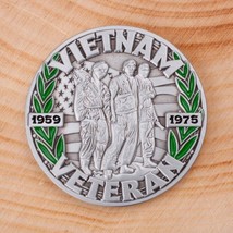 Vietnam Veteran 1959-1975 3D 1.75&quot; Challenge Coin - £30.09 GBP