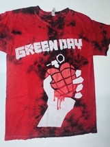Green Day band Original DYE T-shirt Made In USA Sz M&amp;O Gold Sz Medium - $29.69
