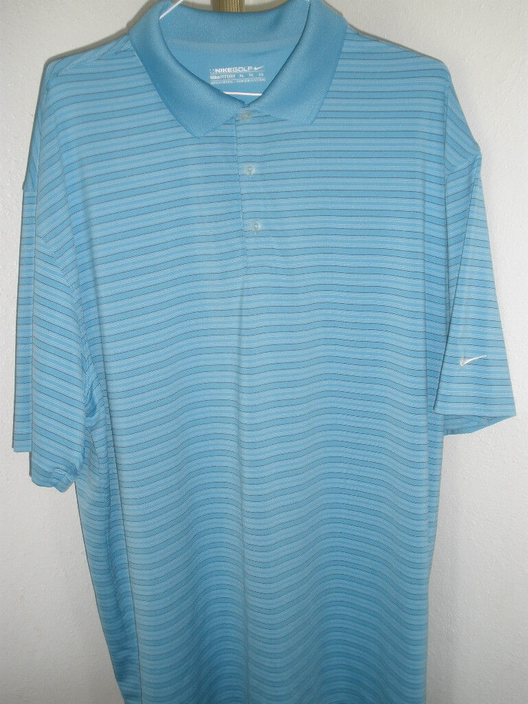 Primary image for Nike Golf Fit Dry Stretch Polo Sky Blue XL Excellent