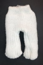 Vintage White Crocheted Doll Footed Bottoms 5&quot; for Unknown Doll - £7.96 GBP