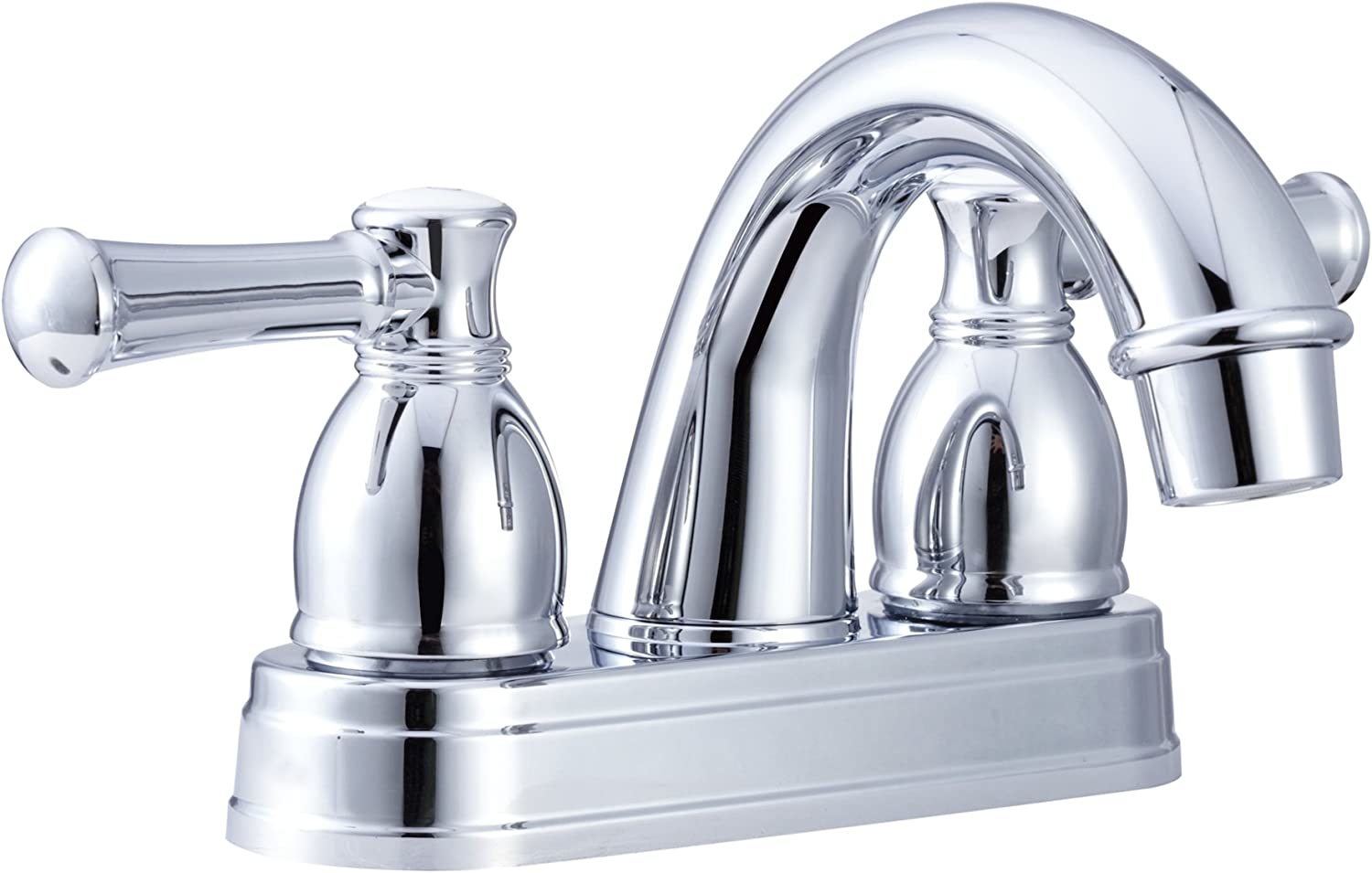Dura Faucet Df-Pl620L-Cp Rv Designer Two Handle Arc Spout Bathroom, Chrome - $39.99