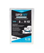 2-Pack TRIMACO Supertuff  2-Layer 12 ft. x 9 ft. Whites Paper/Poly Drop ... - $13.49 CAD