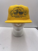 Speedway Vintage Cap Hat Snapback Trucker John Westerlund Concrete Co Na... - $19.79