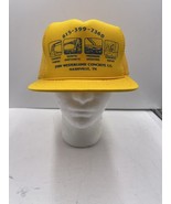 Speedway Vintage Cap Hat Snapback Trucker John Westerlund Concrete Co Na... - $381.00 MXN
