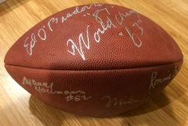 BEARS 1963 AUTO Ed O&#39;Bradovich Maury Youmans Mike Pyle Ronnie Bull footb... - $494.99