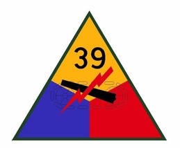 39th Armored Division Sticker Military Decal M372 - £1.14 GBP+