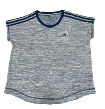 adidas Womens Ultimate Short Sleeve Active V-Neck Tee Color Navy Size Small - £31.42 GBP