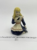 Alice In Wonderland Figurine Ceramic Arts Studio Kneeling Disney USA VTG... - $98.99