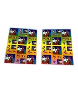 Vintage Lot 2 Lisa Frank Sticker Sheet Rainbow Chaser Horse S247  Butterfly Star - $37.39