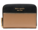Kate Spade Morgan Color Block Zip Card Case Coin Leather Wallet ~NWT~ - $77.22